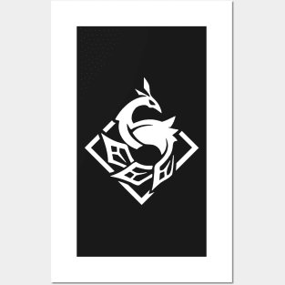 Genshin Impact Kaeya Emblem - White Posters and Art